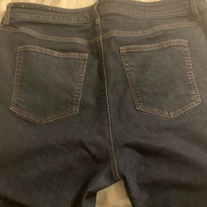 Loft Dark Wash Ankle Jeans